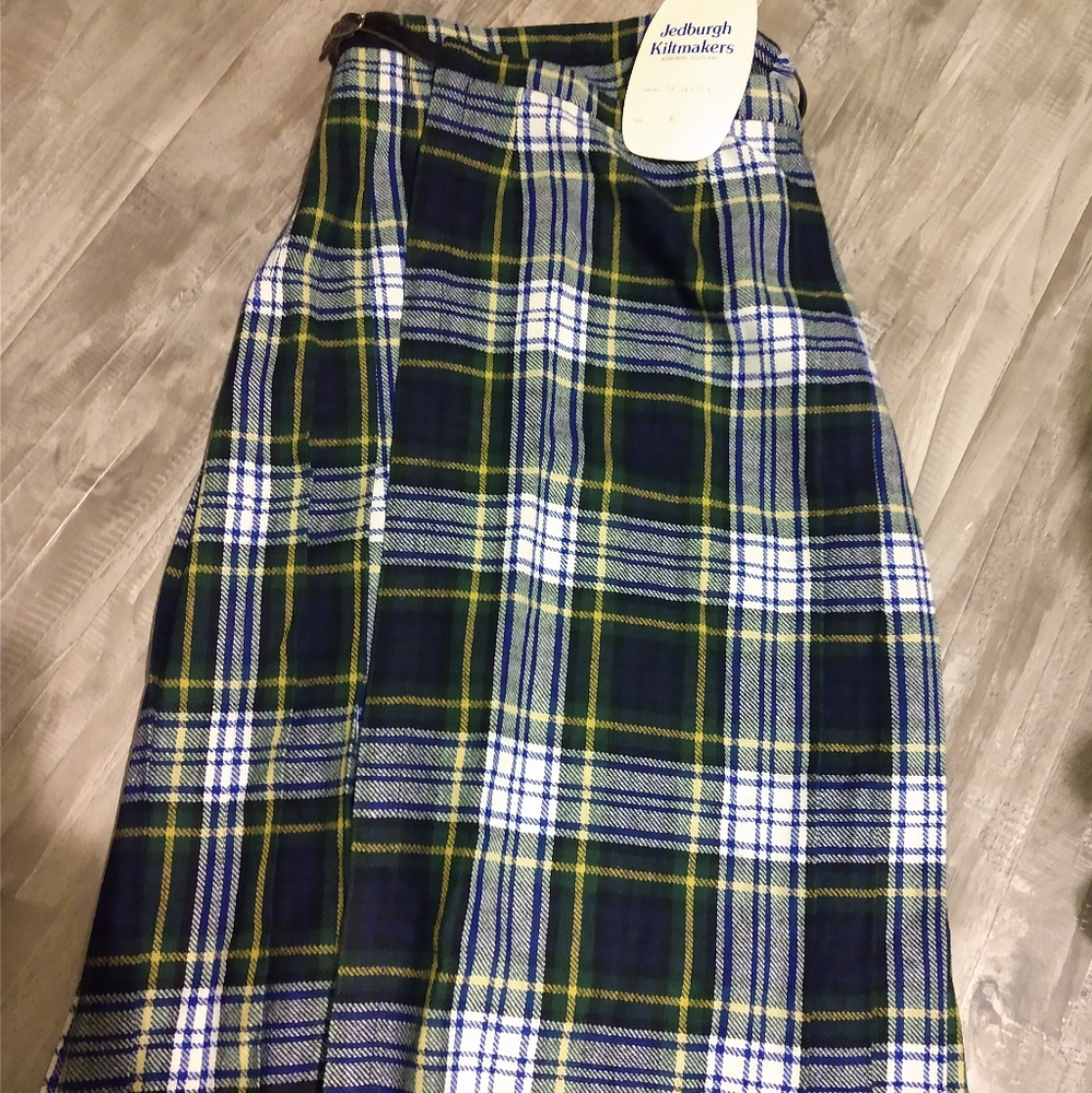 Vintage NWT Jedburgh Kiltmakers kilt size 10